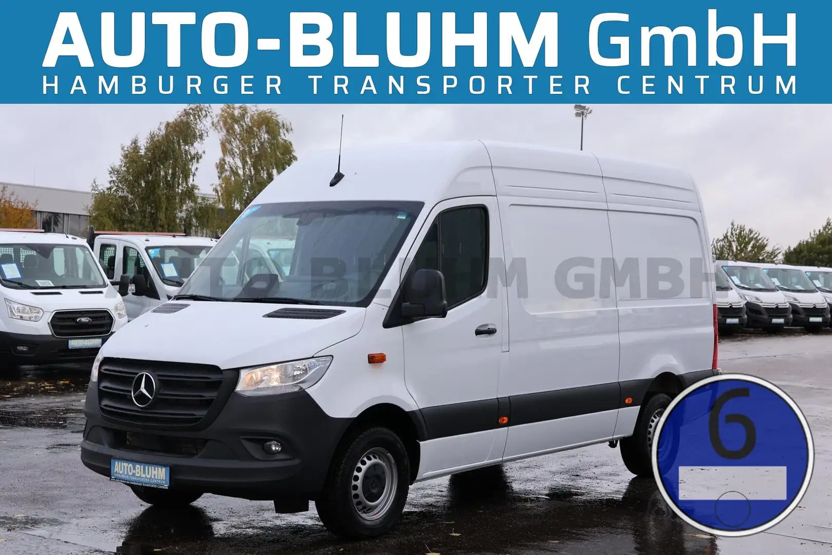 Mercedes-Benz Sprinter 317 Kasten L2H2 + 9G-Tronic Blanc - 1