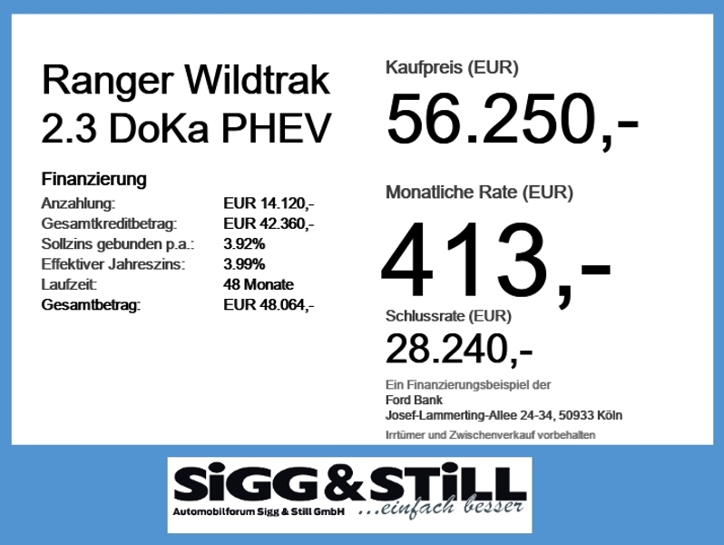 Ford Ranger Wildtrak 2.3 DoKa PHEV BLUECRUISE*iACC*360 — photo 6