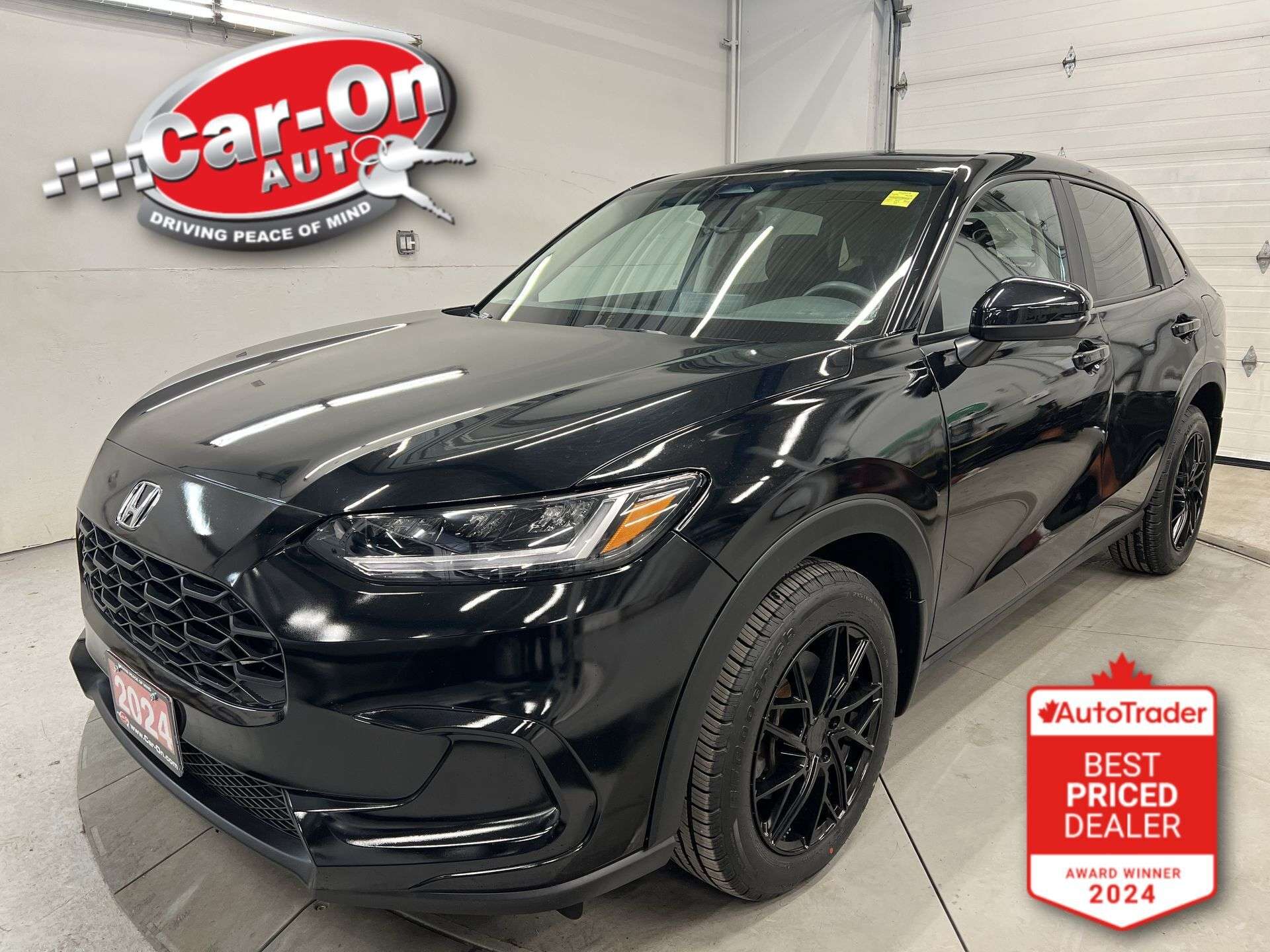 Black 2024 Honda HR-V LX AWD SUV / Crossover All-Wheel Drive Automatic