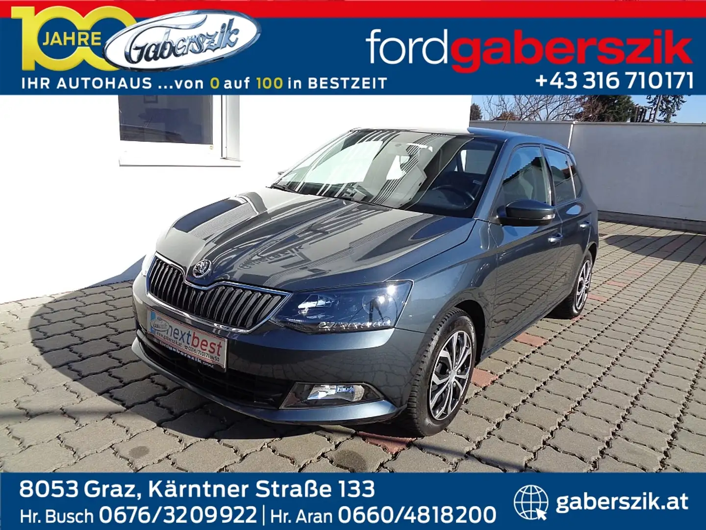 Skoda Fabia Ambition 1,2 TSI Grijs - 1