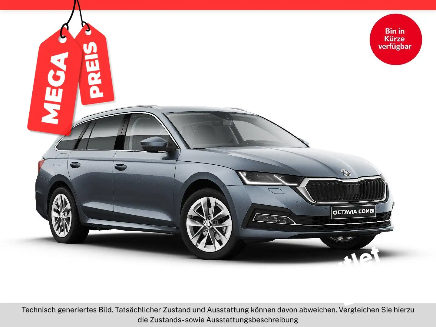 Skoda Octavia Combi 2.0 TDI Style DSG MATRIX+NAVI+HUD Grau - 1