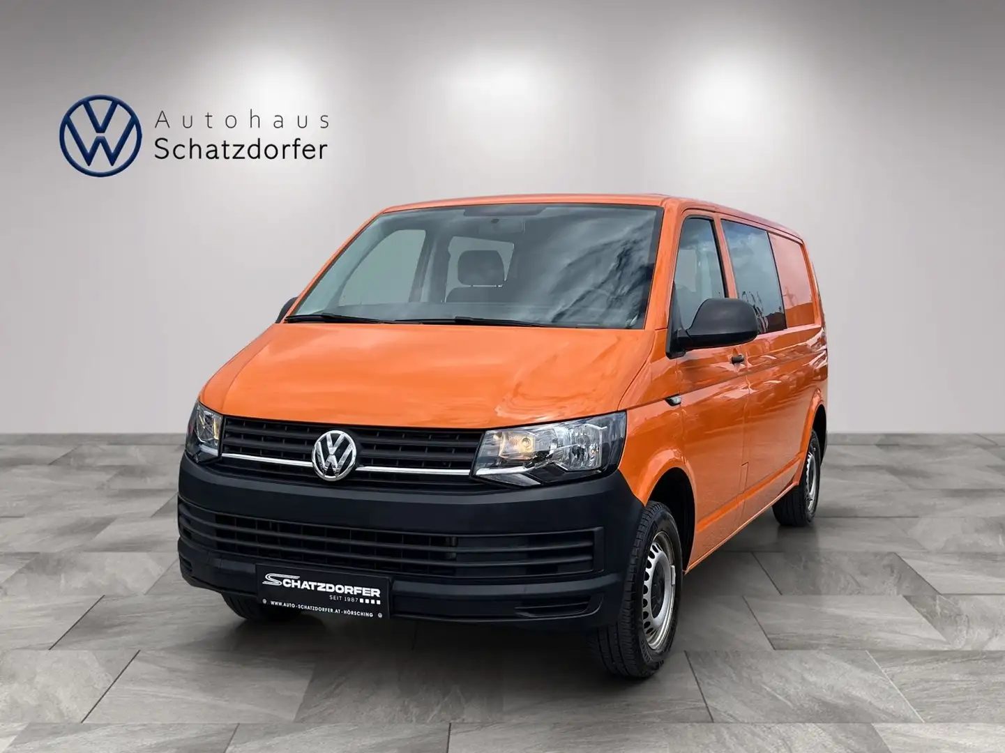 Volkswagen T6 Transporter VW Doka-T6 Kastenwagen LR TDI Orange - 1