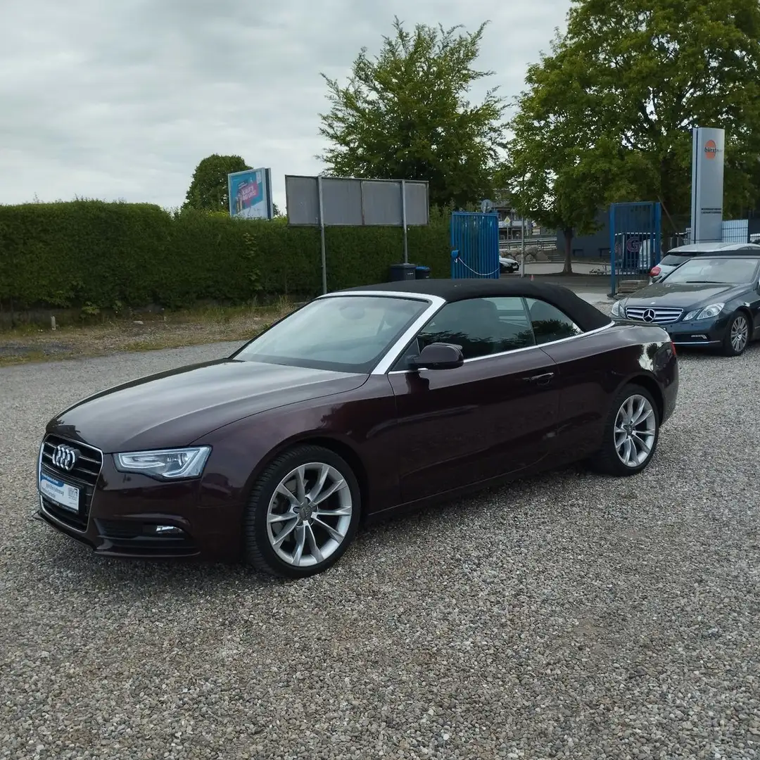Audi A5 1.8 TFSI Cabriolet.Automatik.Klima.PDC.AHK Brun - 2