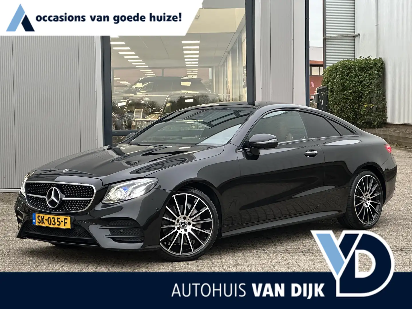 Mercedes-Benz E 200 Coupé AMG Premium Plus | NL-Auto/Burmester/Pano-Da Schwarz - 1