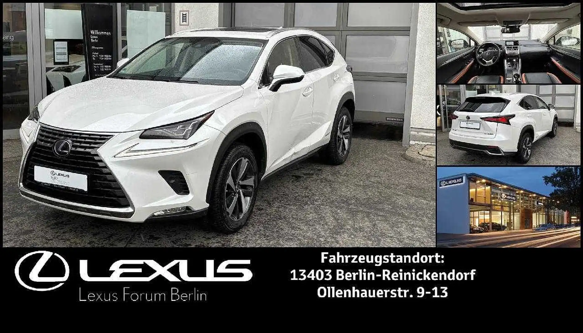Lexus NX 300h NX300h E-FOUR LUXURY LINE *HuD*Kamerasystem 360°*G Weiß - 1