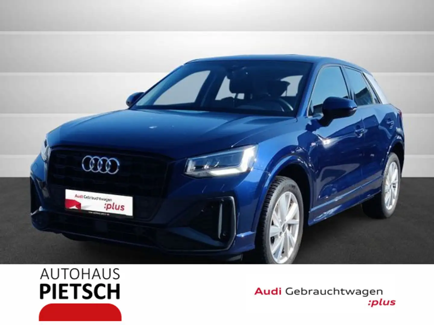 Audi Q2 35 TFSI S line S tronic ACC Navi Leder Keyles Blau - 1