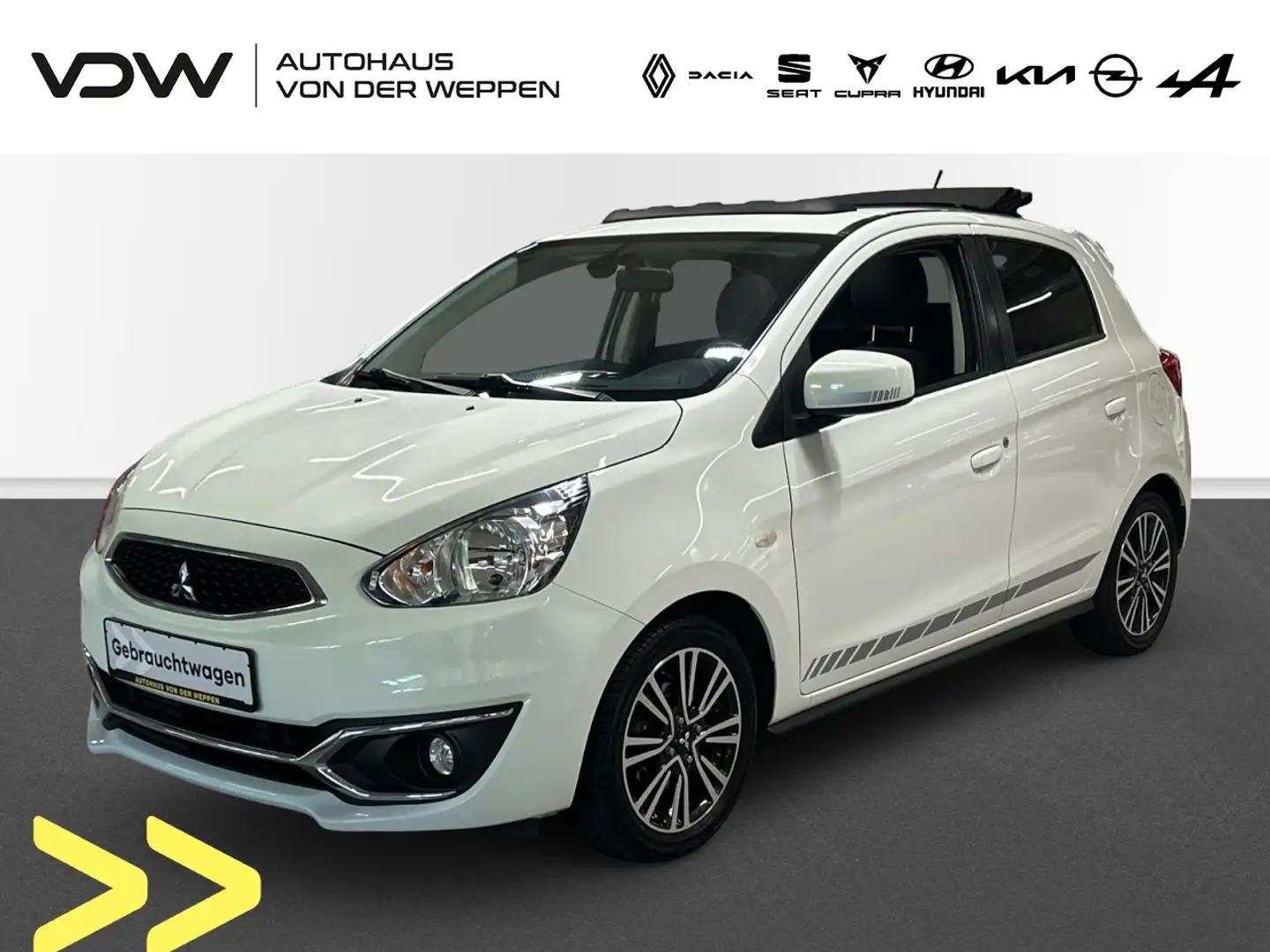 Mitsubishi Space Star Edition+ Klima Schiebedach Sitzheizung Weiß - 1