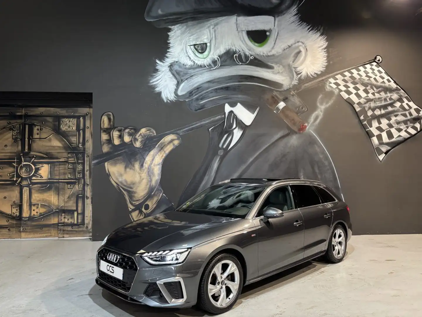 Audi A4 35 TDI 163 S tronic S Line Toit Ouvrant HUD Bang&O Gris - 1