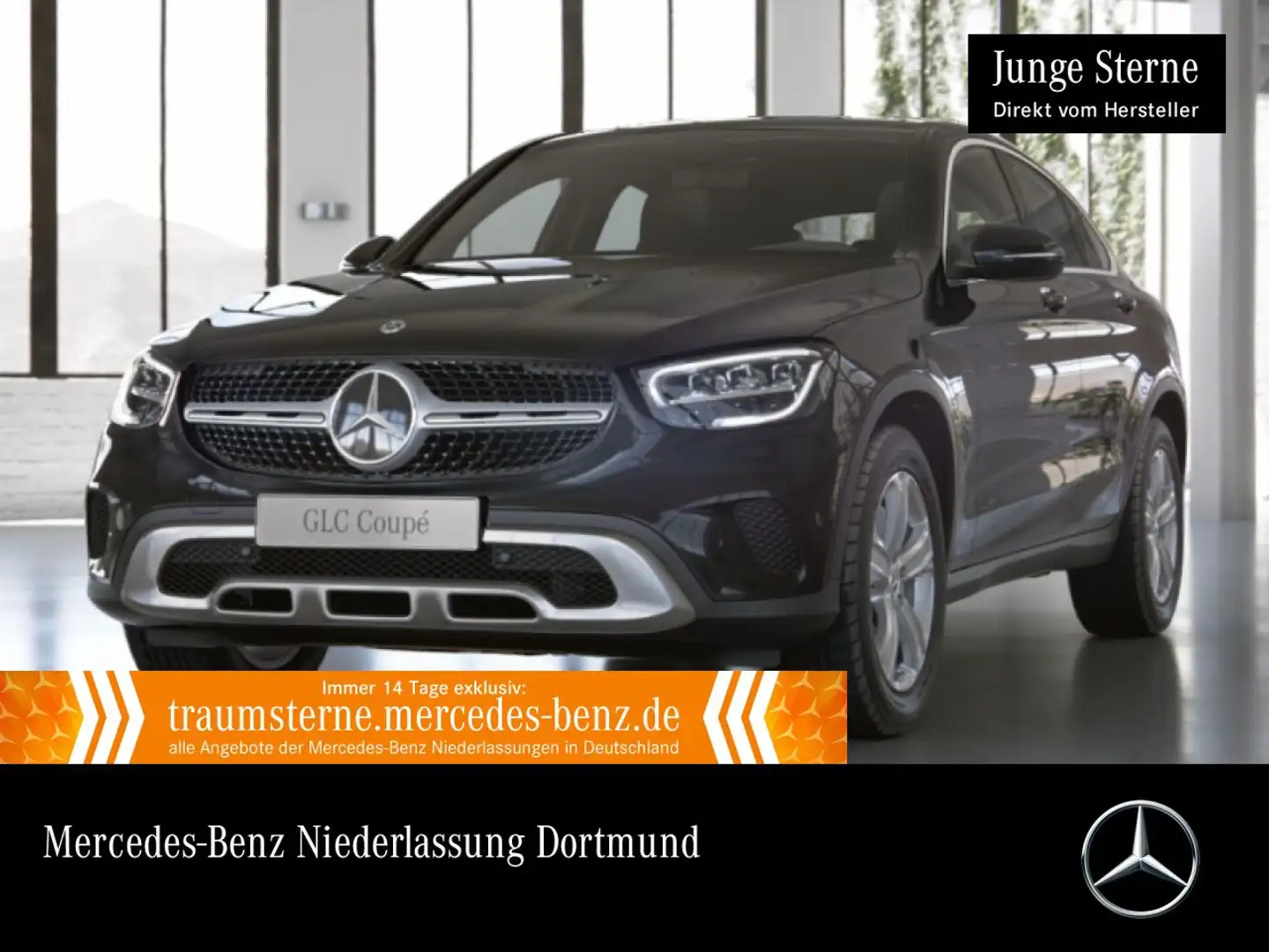 Mercedes-Benz GLC 200 Coupé 4M LED+KAMERA+KEYLESS+9G Schwarz - 1