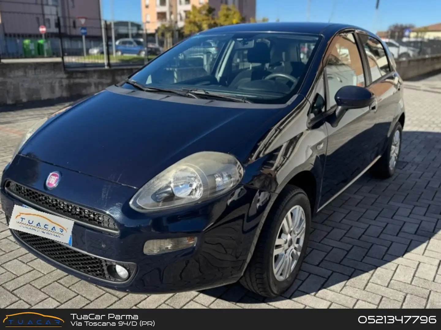 Fiat Punto Evo Dynamic 1.4 Natural Power Bleu - 1
