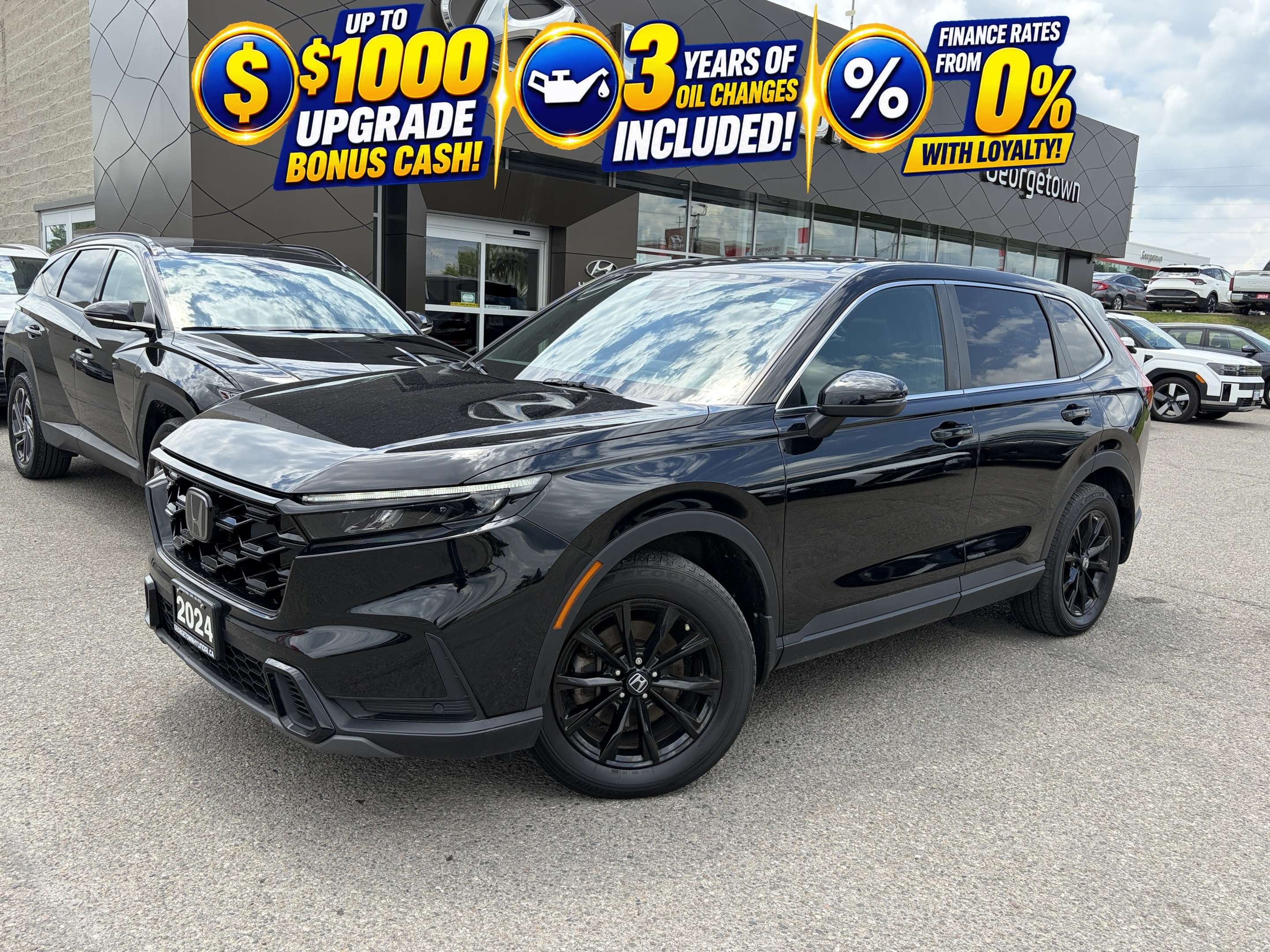 Black 2024 Honda CR-V Hybrid SUV / Crossover Automatic