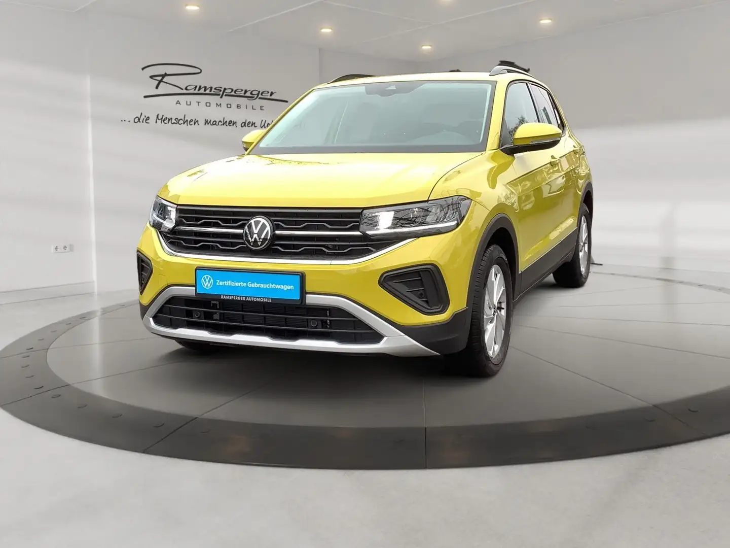 Volkswagen T-Cross 1.0 TSI DSG Life AHK ACC LED APP Kamera Gelb - 2