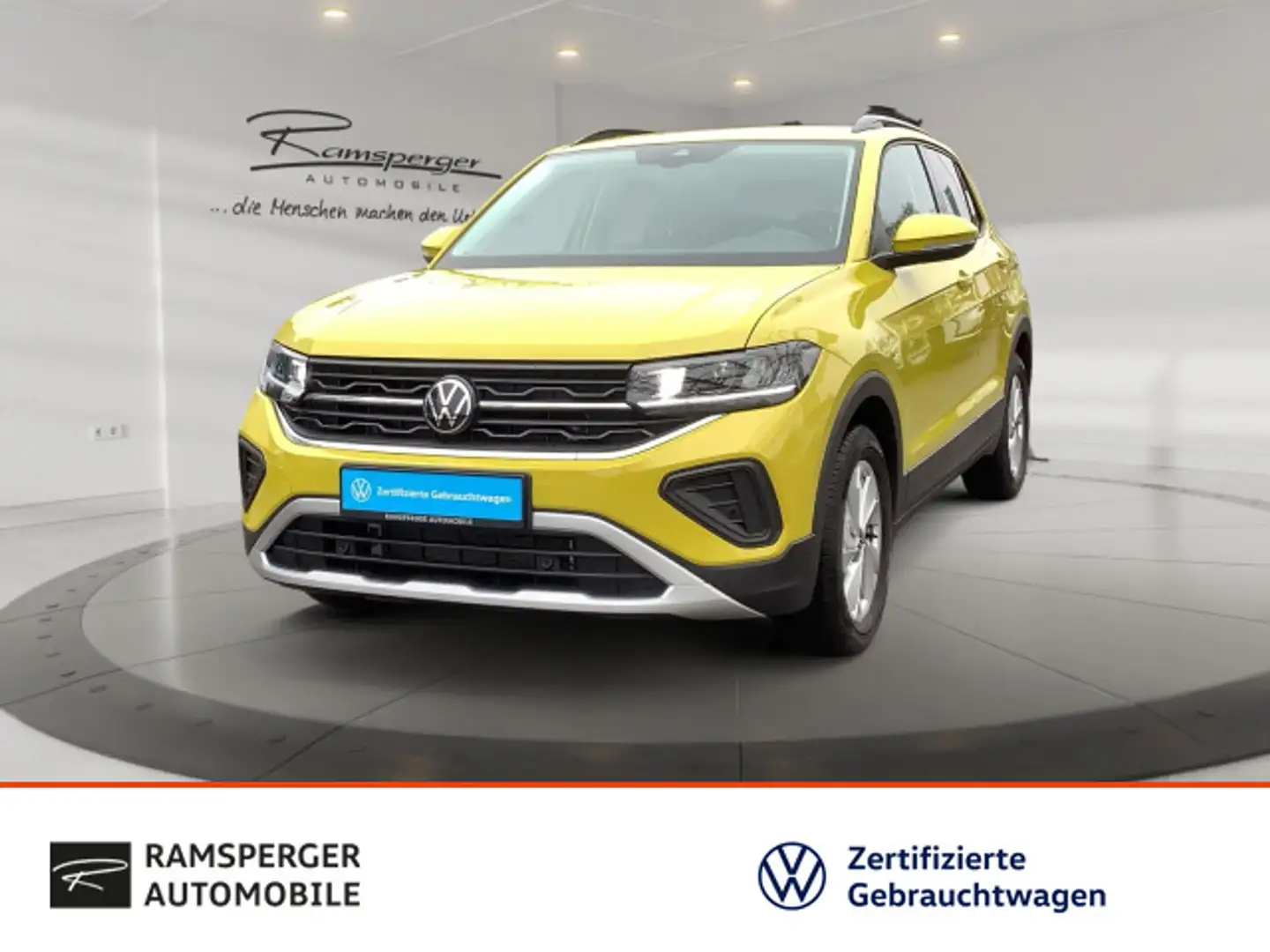 Volkswagen T-Cross 1.0 TSI DSG Life AHK ACC LED APP Kamera Gelb - 1