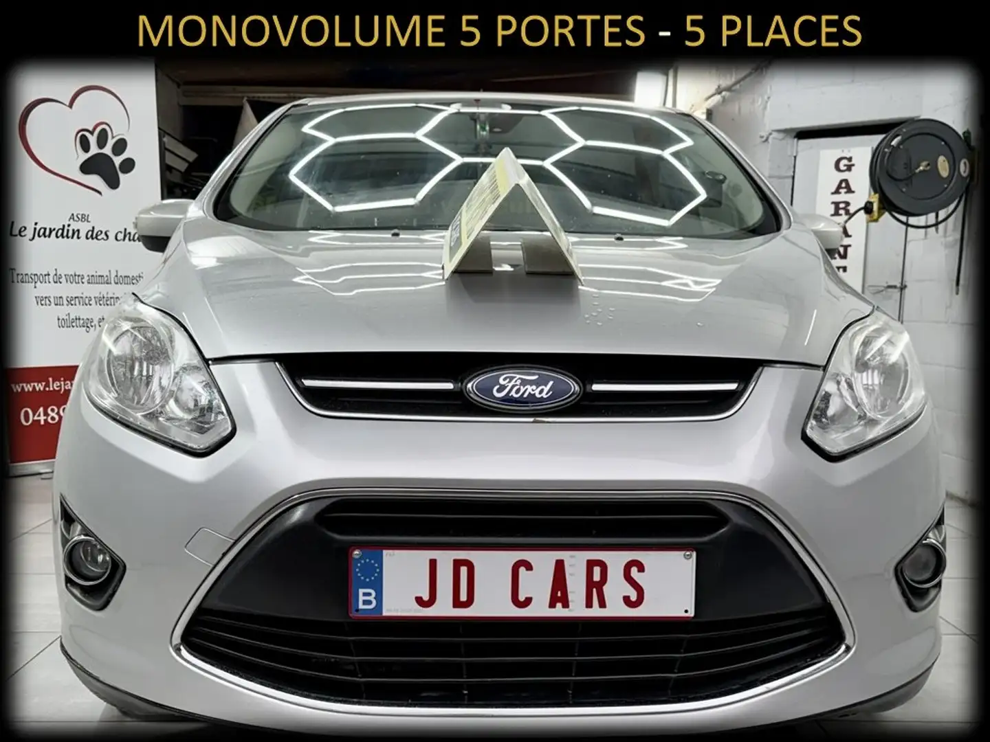 Ford C-Max 1.6 TDCI 95 ‼️GARANTIE 1 AN CTOK‼️ Grau - 2