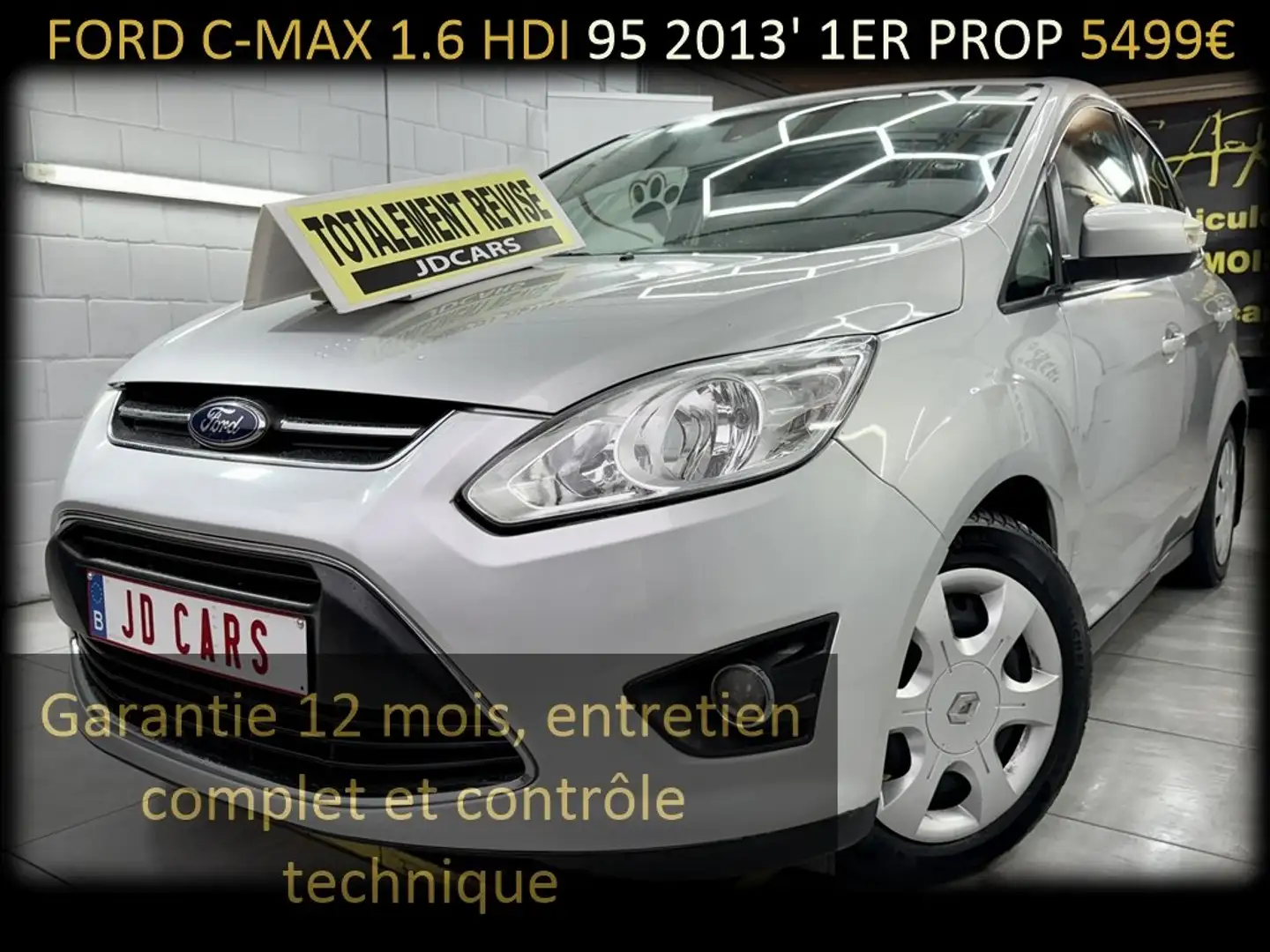 Ford C-Max 1.6 TDCI 95 ‼️GARANTIE 1 AN CTOK‼️ Grau - 1