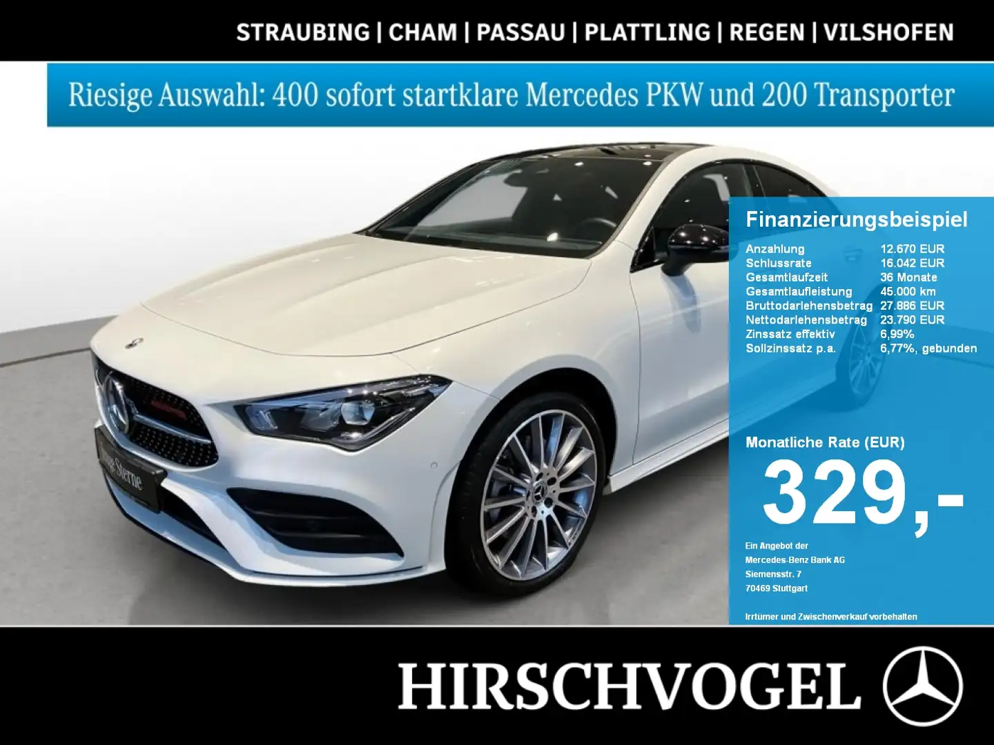 Mercedes-Benz CLA 250 e AMG-Line+Night+Pano+AHK+KEYLESS+MBUX Weiß - 1