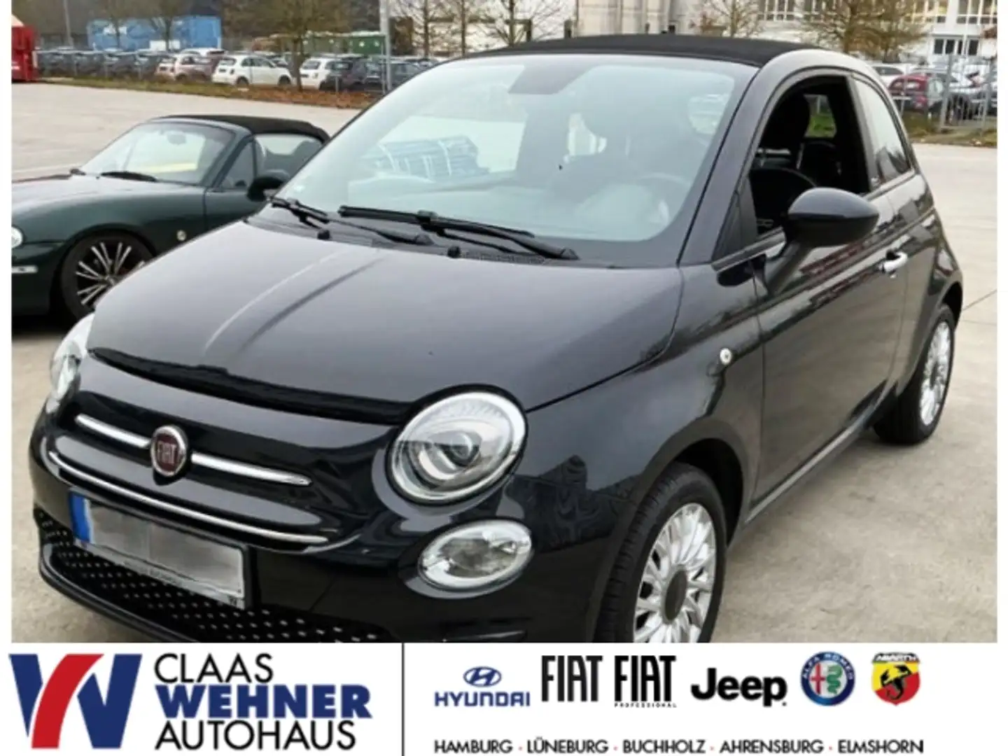 Fiat 500C Lounge 1.0 Mild Hybrid EU6d City- Komfort-Paket Schwarz - 1
