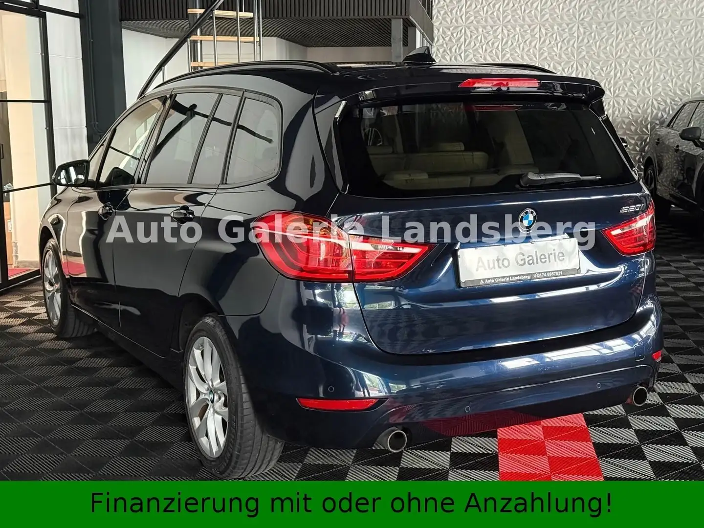 BMW 220 *7-Sitzer*Navi*Leder*1.Hand*PDC* Blauw - 2