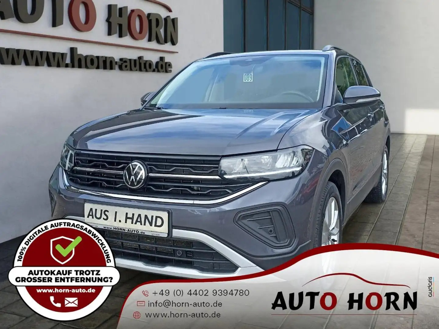 Volkswagen T-Cross 1.0 TSI Life*DSG*Kamera*SHZ*IQ*Navi*ACC Grau - 1