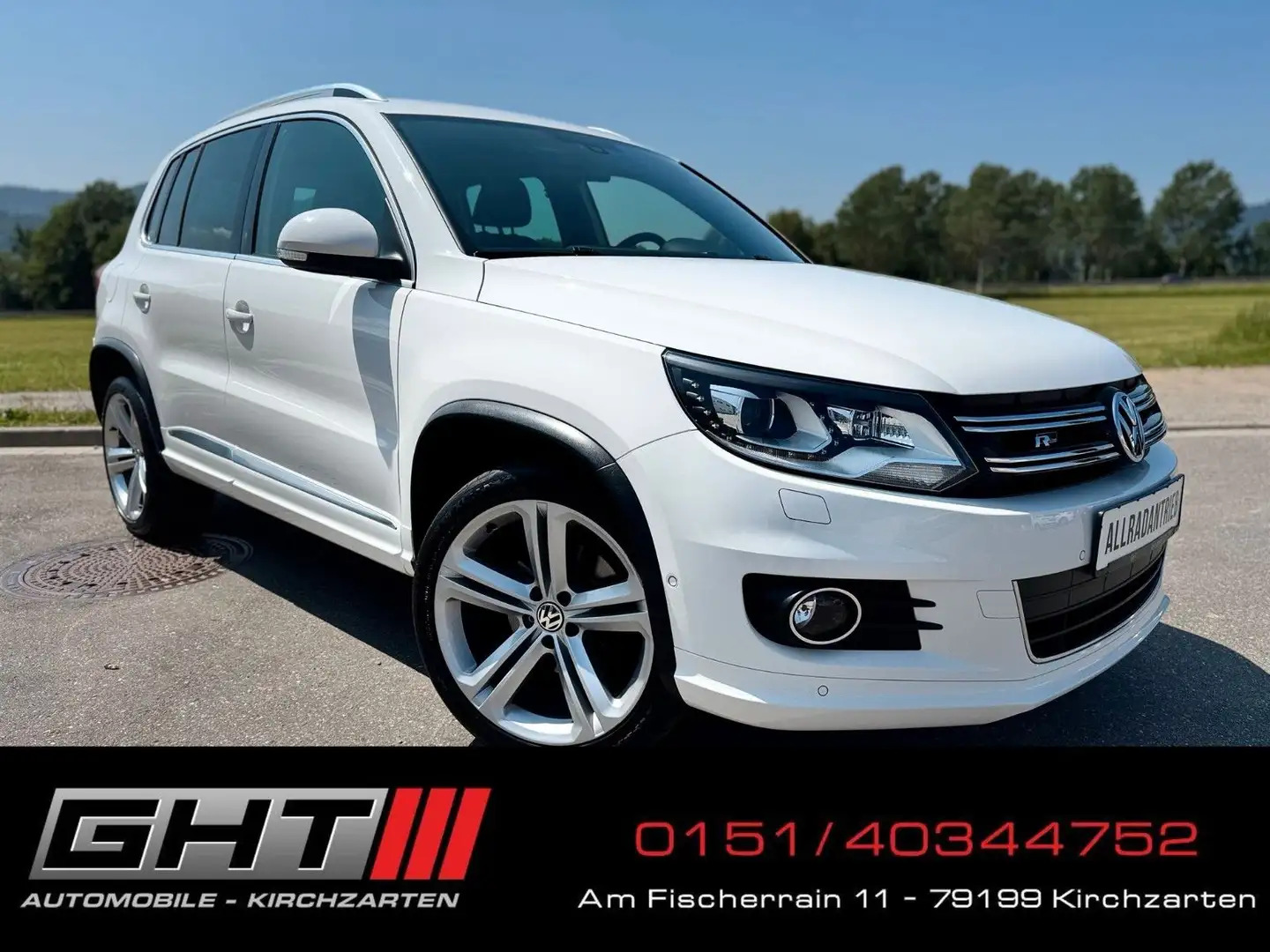 Volkswagen Tiguan 4Motion R-Line DCC Dynaudio AHK Kamera Weiß - 1