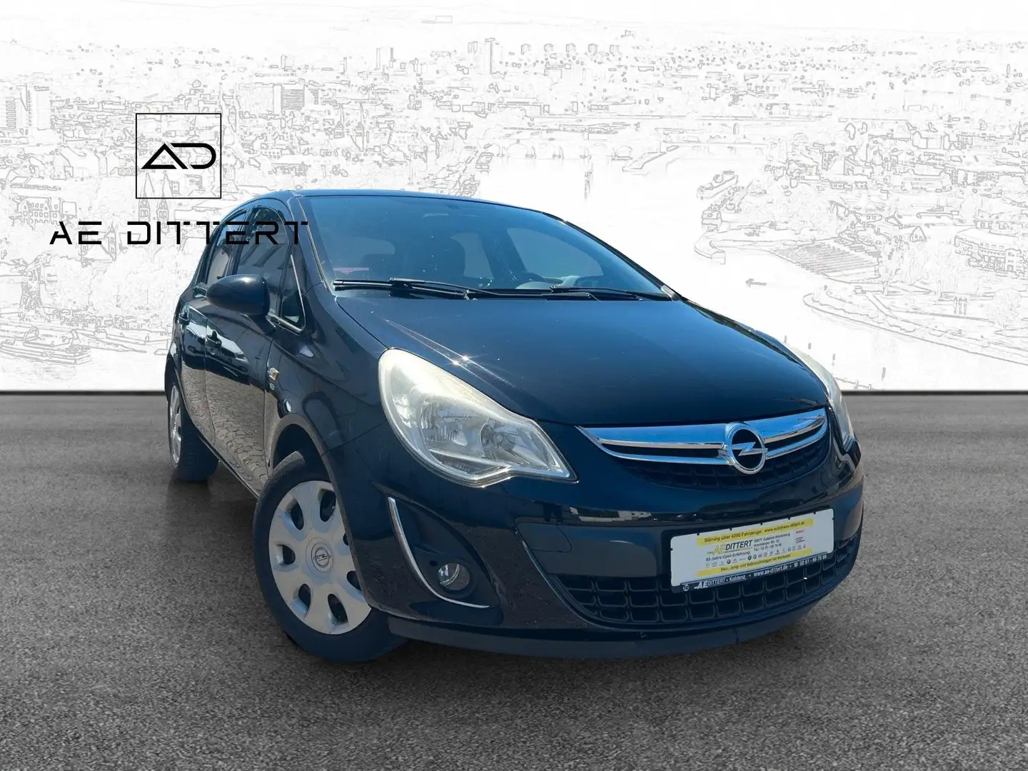 Opel Corsa D Satellite ++Klima+Multifunktionslenkrad+ Schwarz - 2