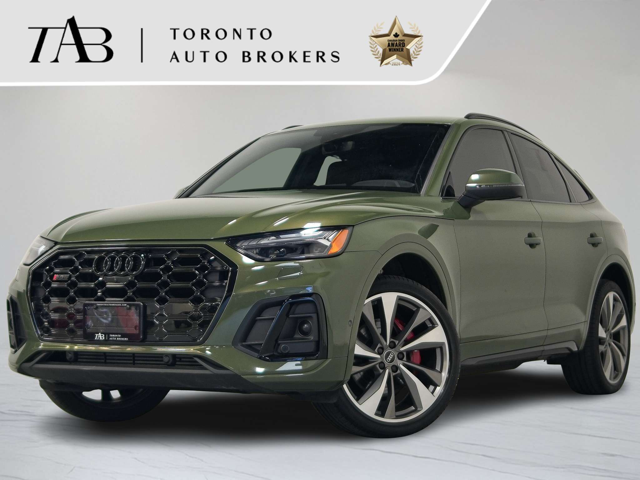 Green 2022 Audi SQ5 Sportback Sedan All-Wheel Drive Automatic