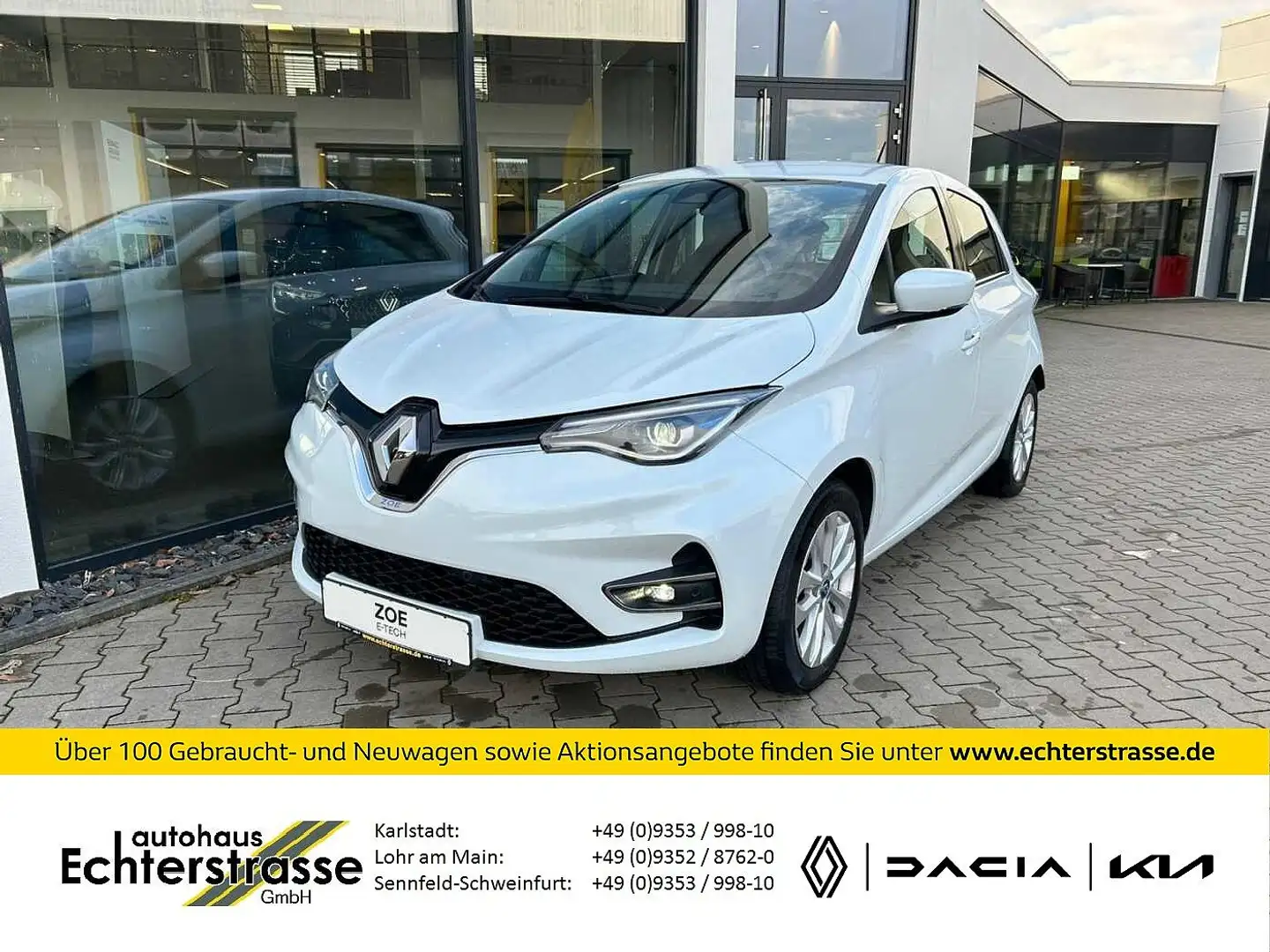 Renault ZOE inkl. Batterie Z.E. 50 EXPERIENCE +SHZ+RFK Weiß - 1