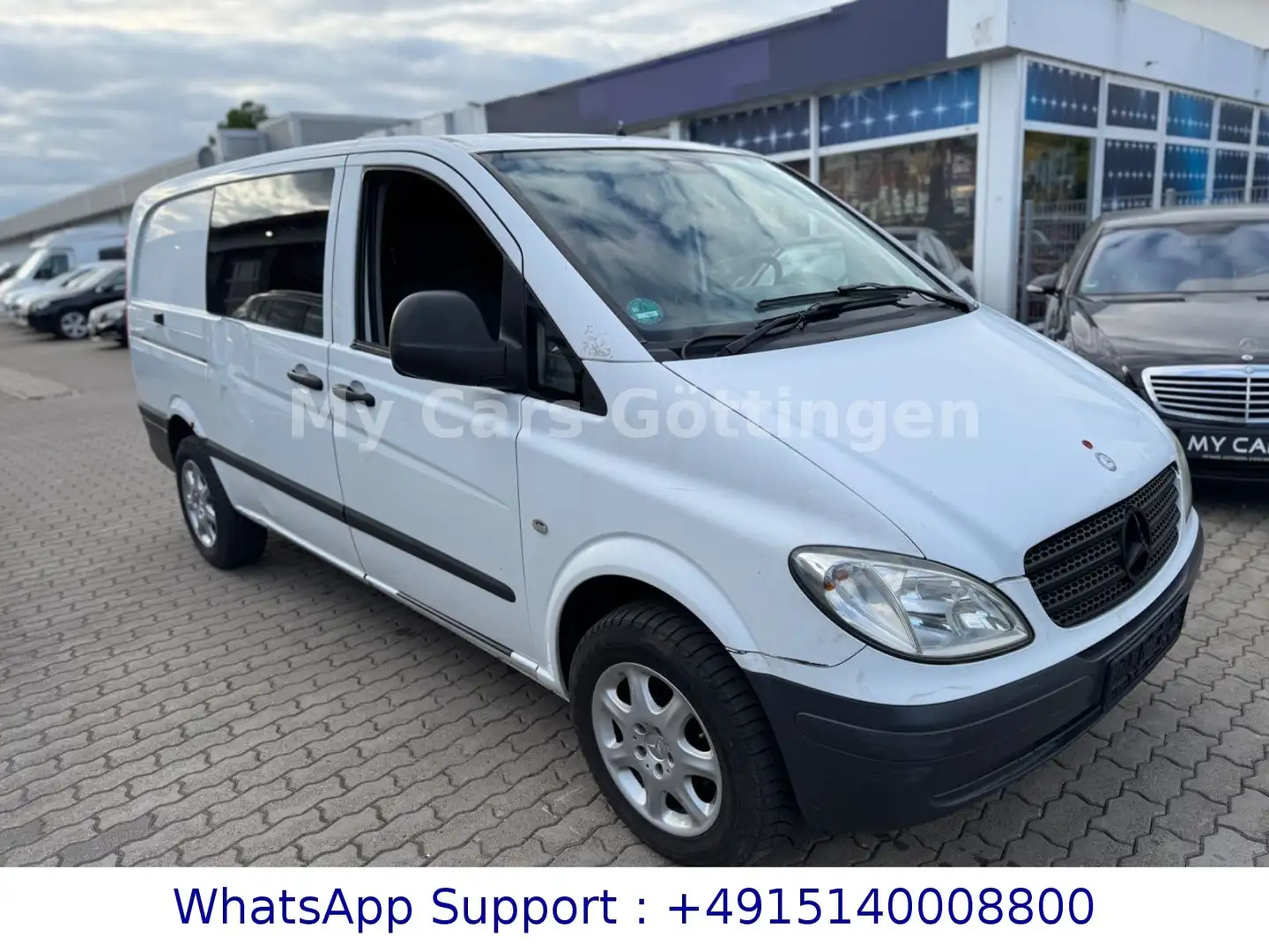 Mercedes-Benz Vito Mixto 120 CDI lang 2x Schiebetür AHK Weiß - 2