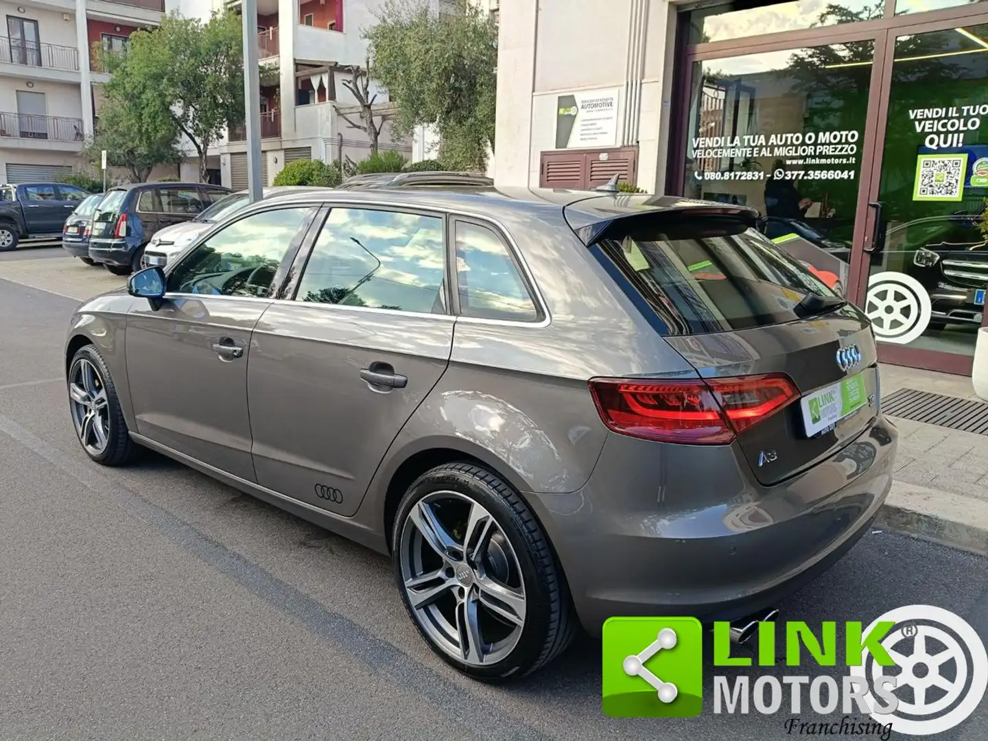 Audi A3 SPB 2.0 TDI 150 CV clean diesel quattro Attraction Brun - 2