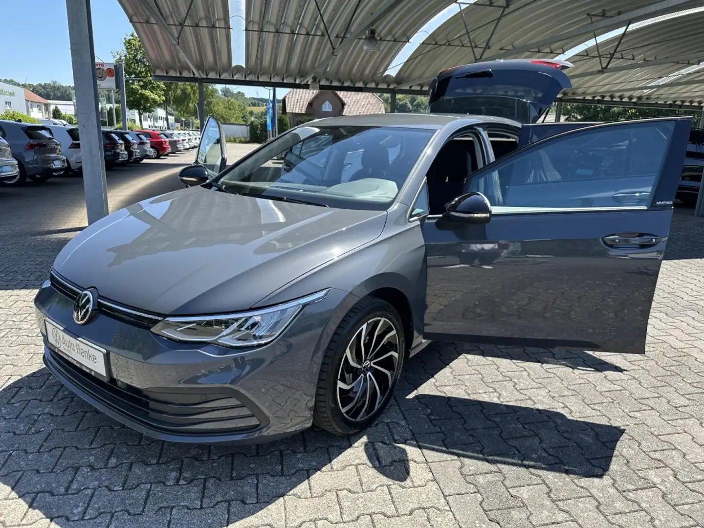 Volkswagen Golf VIII 2.0 TDI UNITED + ACC + APP-CON + Garantie bis Gris - 2