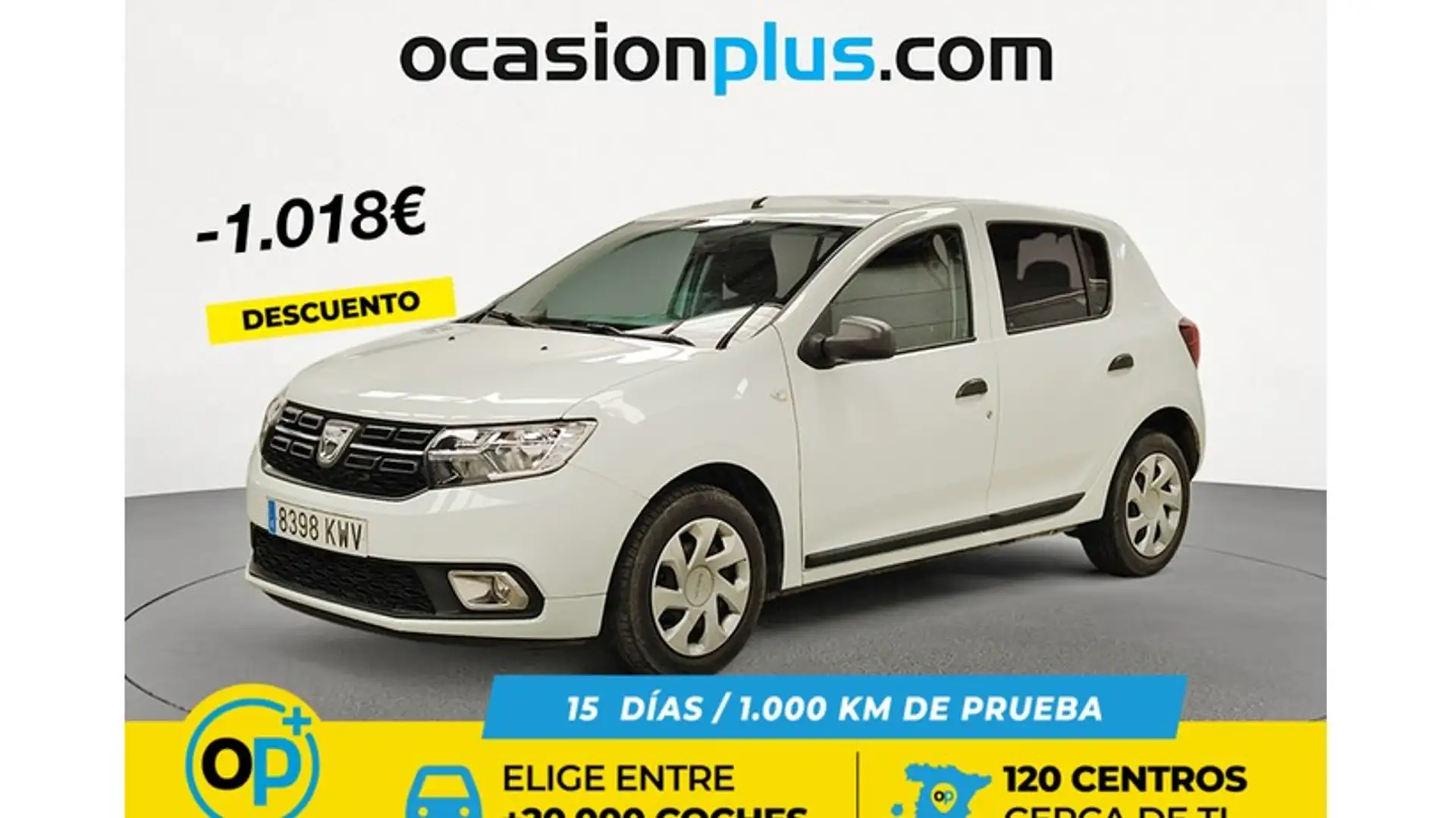 Dacia Sandero 0.9 TCE GLP Essential 66kW Blanc - 1