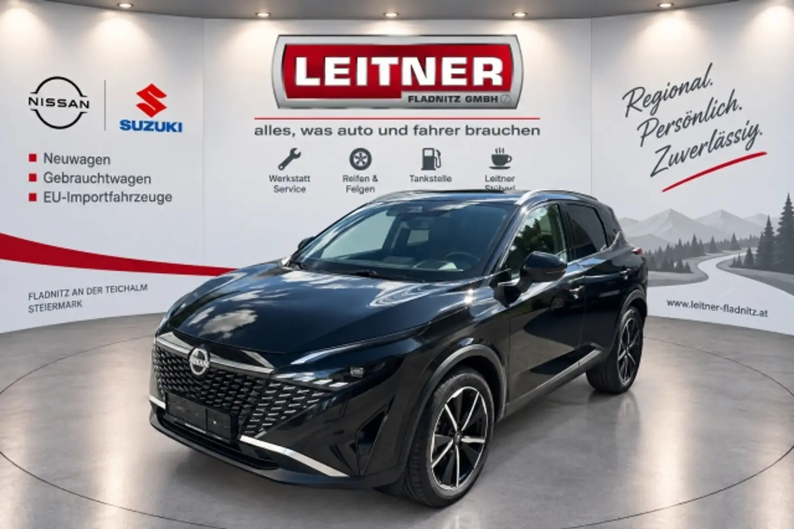 Nissan Qashqai Qashqai 1.3 DIG-T 4WD Xtronic Tekna Schwarz - 1