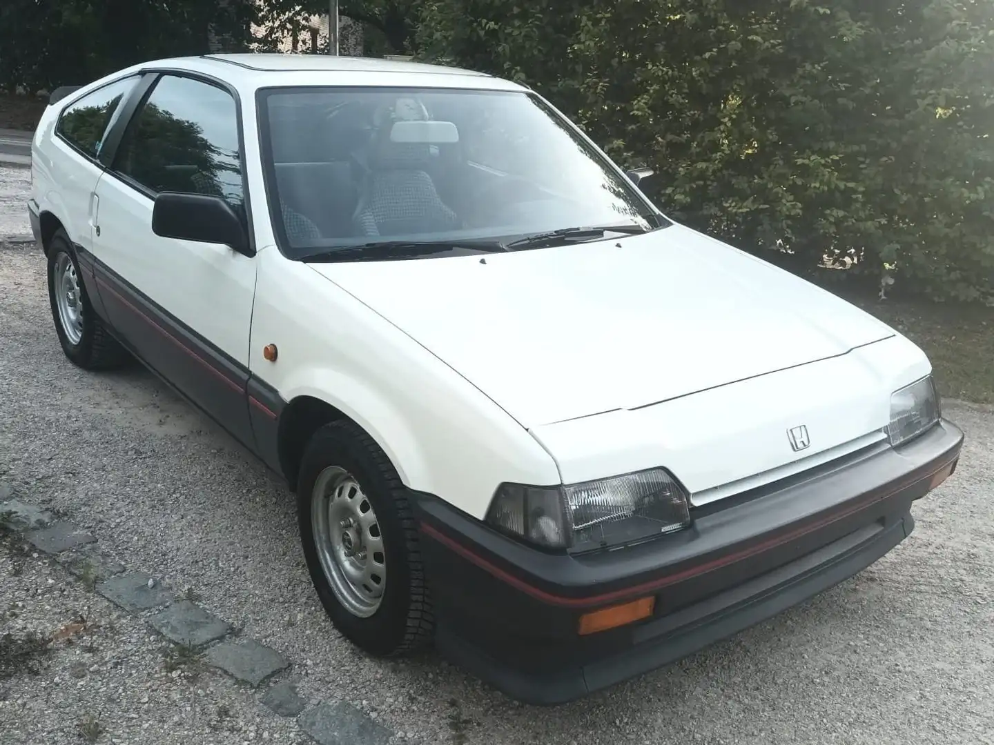 Oldtimer Honda crx 1500 injection Bílá - 1