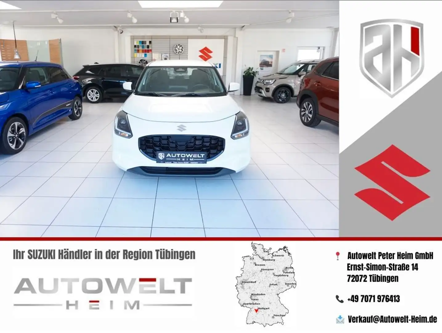 Suzuki Swift 1.2 Hybrid Club*TEMPOMAT*NAVI*Klima Blanc - 1