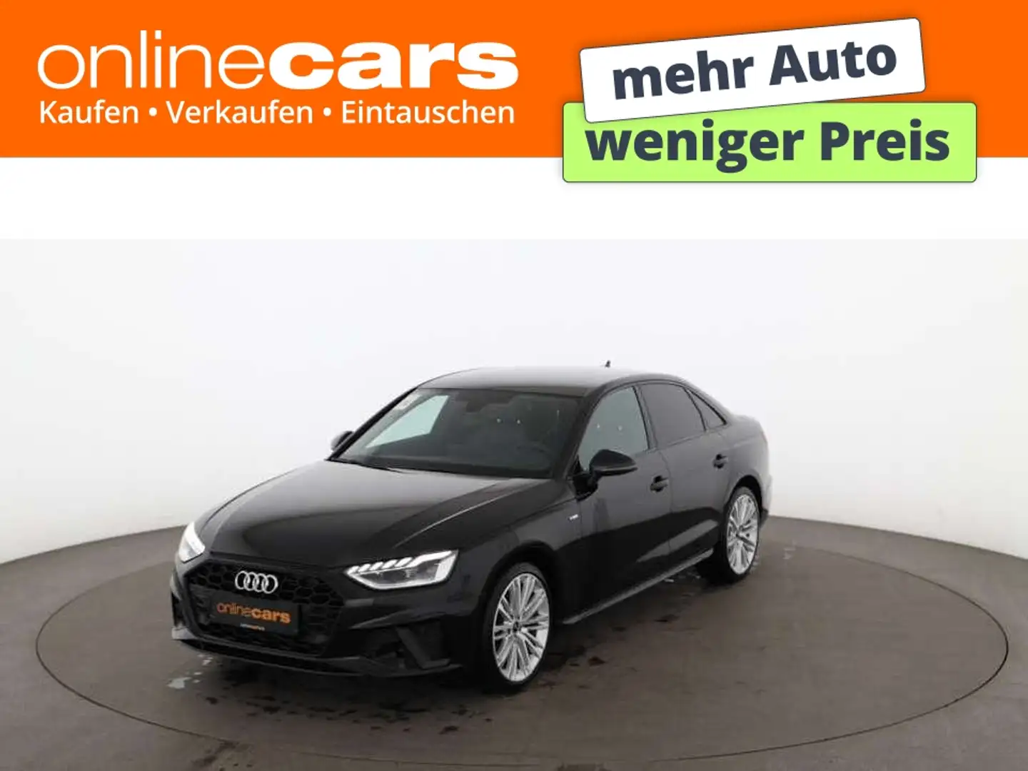 Audi A4 Limousine 35 TFSI S-Line Aut LED RADAR LEDER Schwarz - 1