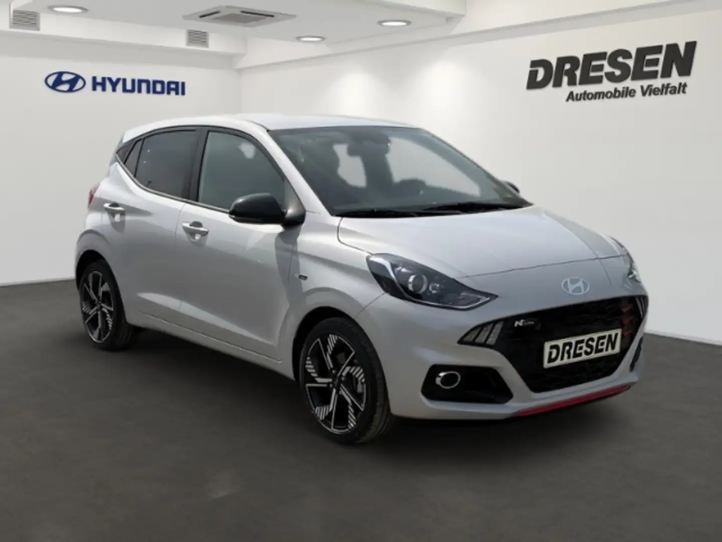 Hyundai i10 1.0 T-GDI N-Line SHZ Klimatronic Navi Kamera LHZ Grau - 2
