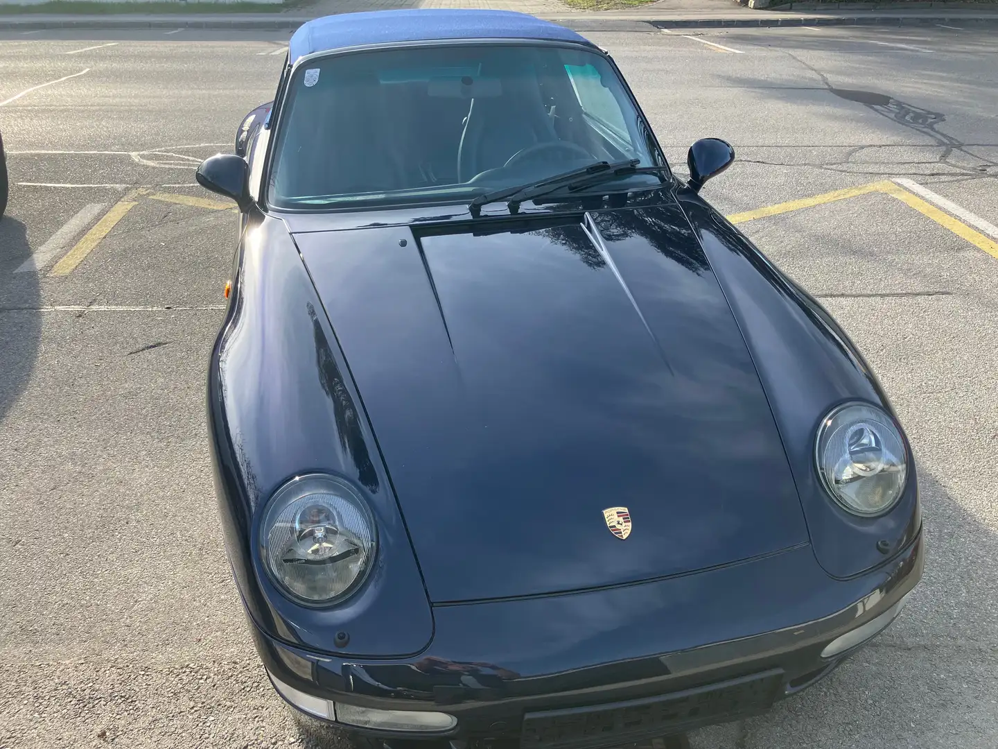 Porsche 993 Cabrio nur 1700 km Albastru - 2