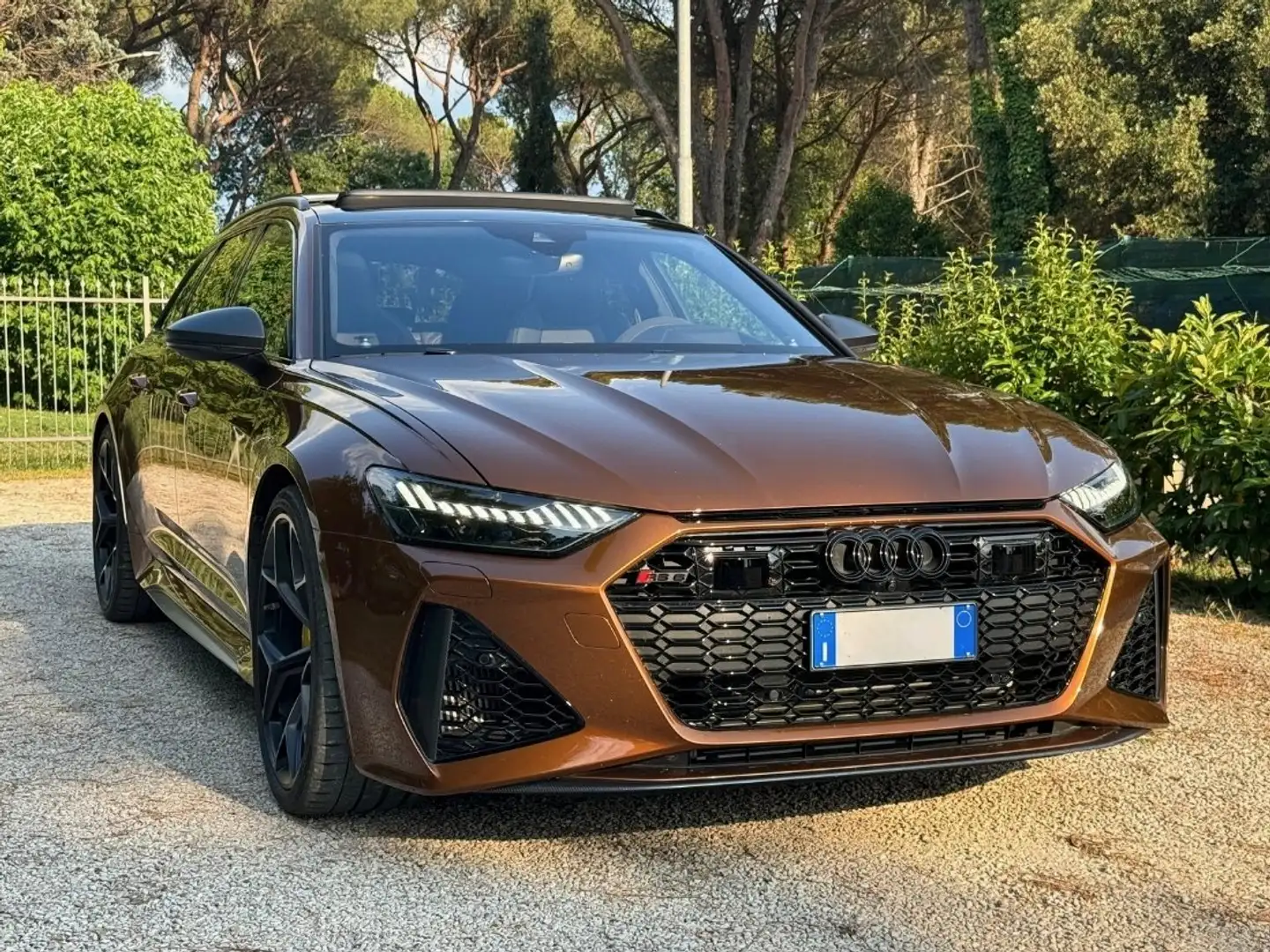 Audi RS6 RS6 Avant 4.0 mhev performance quattro tiptronic Marrone - 1