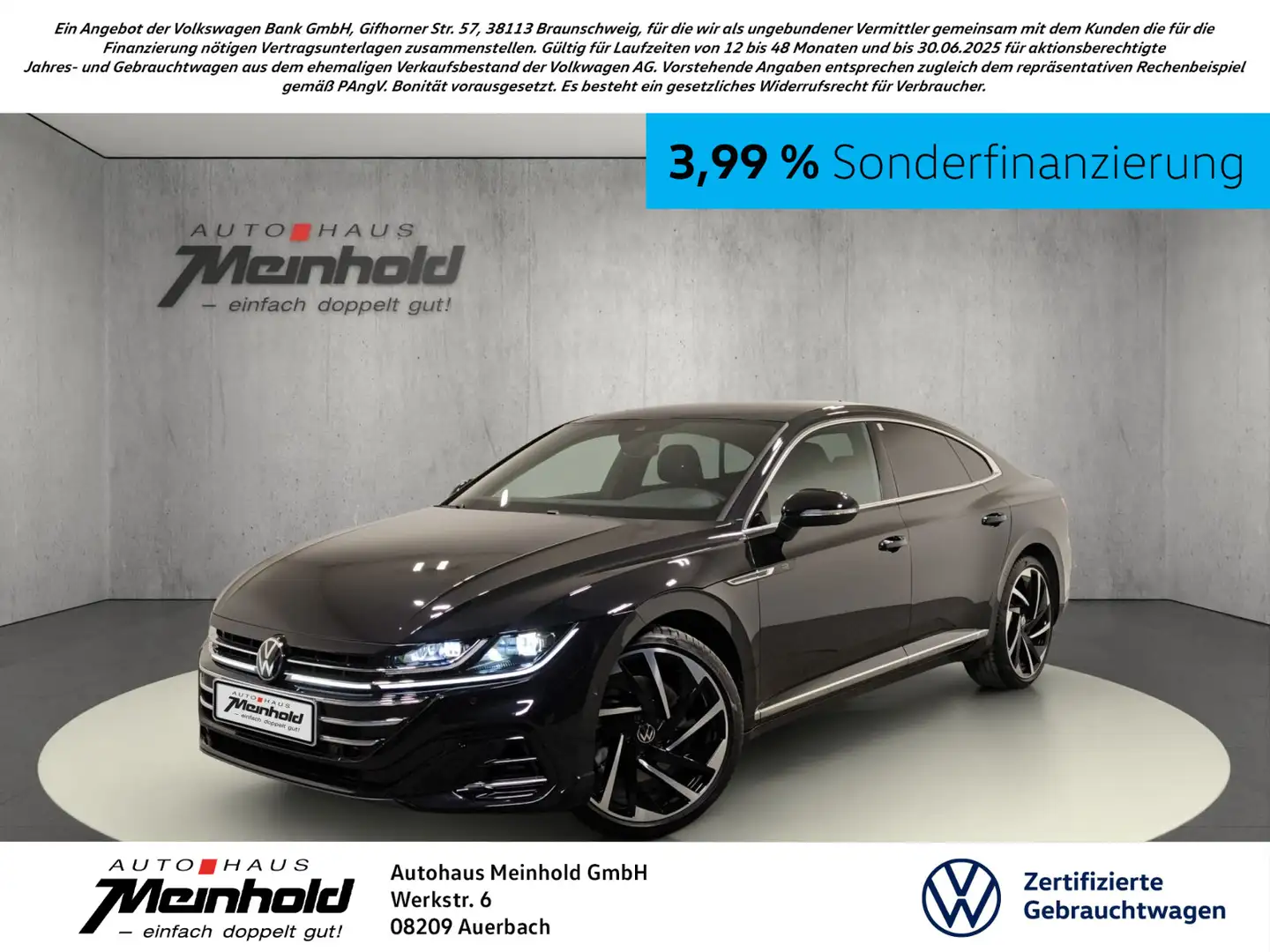 Volkswagen Arteon 2.0 TSI DSG 4M R-Line, AHK, 20", Standh., Noir - 1