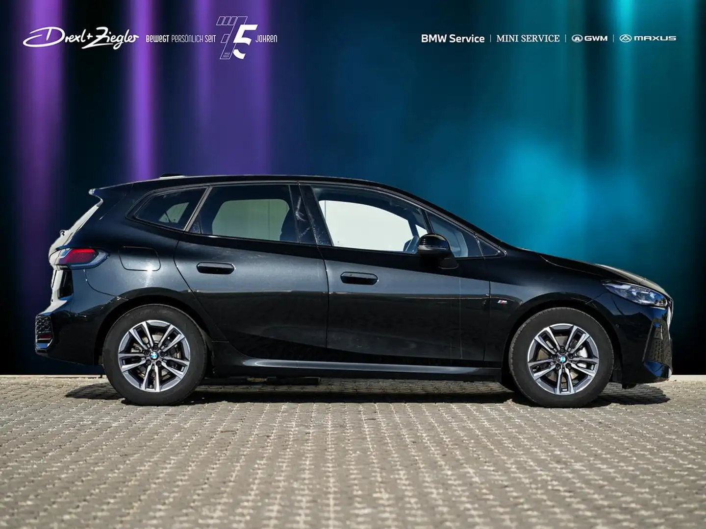 BMW 218 218i Active Tourer M-Sport AHK adLED KoZg eSitz RF Schwarz - 2