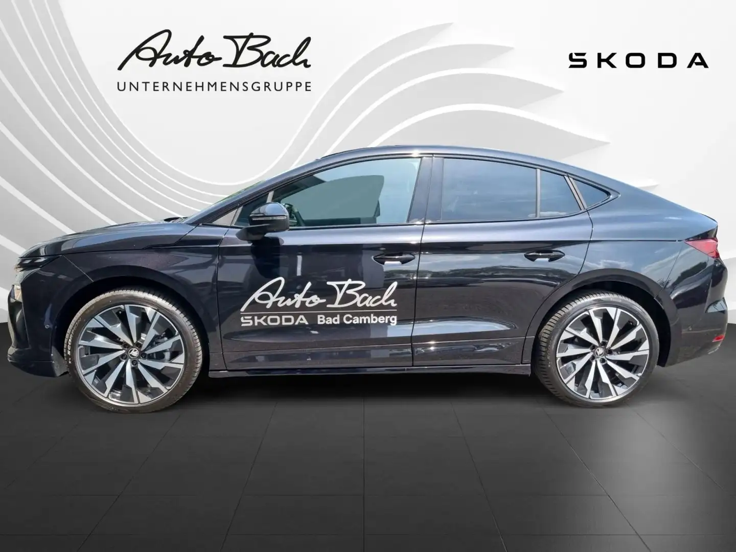 Skoda Enyaq Coupe 85 Sportline Navi HuD ACC AHK Carpla Schwarz - 2