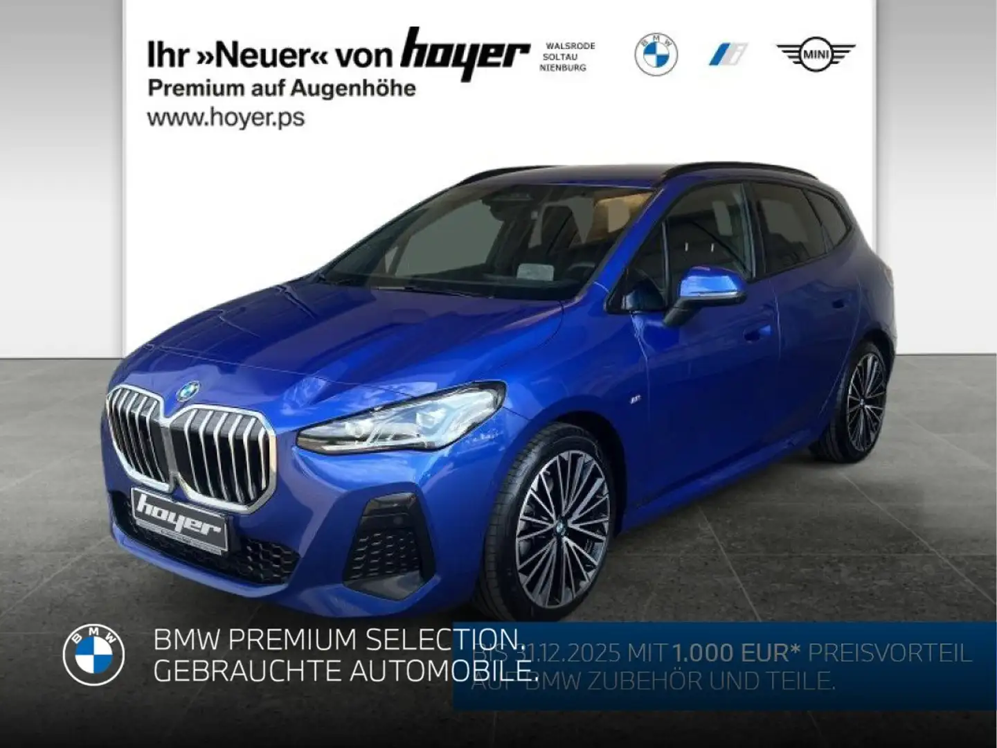 BMW 218 d Active Tourer M Sportpaket Head-Up HK HiFi Blau - 1
