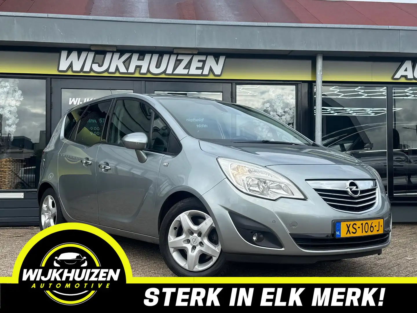 Opel Meriva 1.4 Turbo Cosmo met Climate !!! Cruise !!! Stoelve Grijs - 1