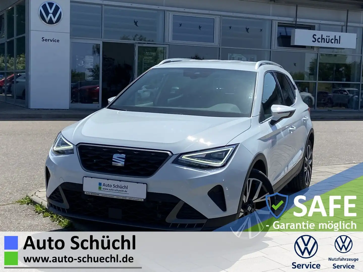 SEAT Arona 1.5 TSI DSG FR-Line 18"+NAVI-PRO+LED+PARKA Weiß - 1