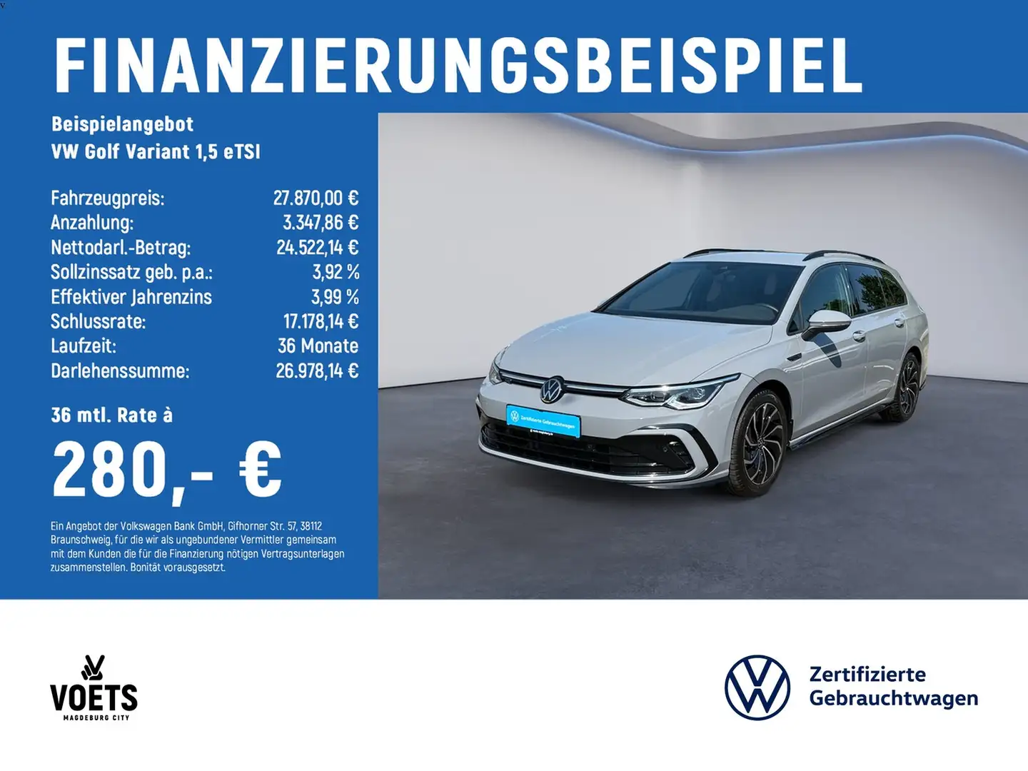 Volkswagen Golf Variant 1,5 eTSI R-Line DSG+KAM+NAVI+LED+AID Gris - 2