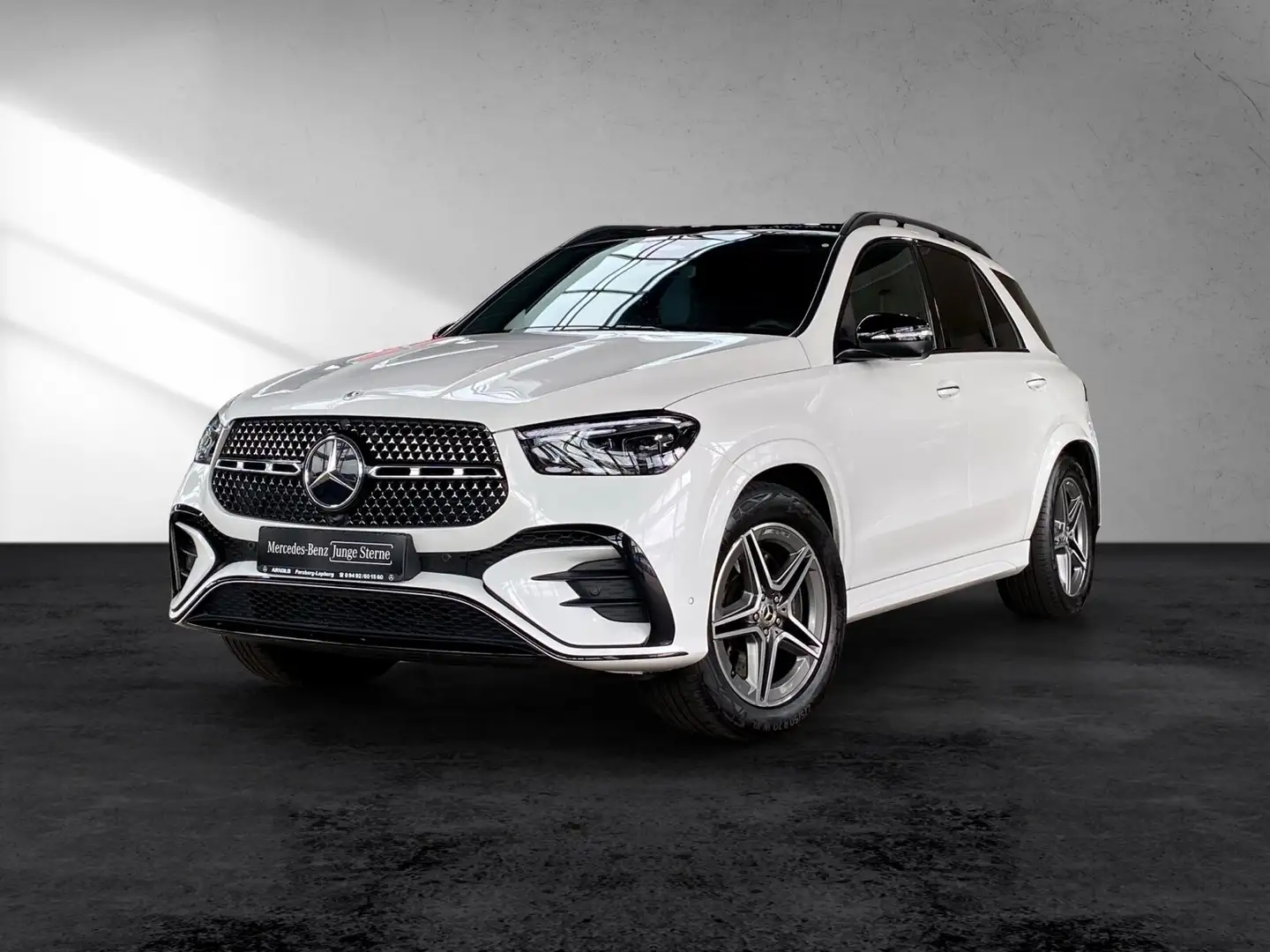 Mercedes-Benz GLE 450 GLE 450 d 4M AMG L. AHK HUD AIRM Pano Distr 360° Weiß - 2