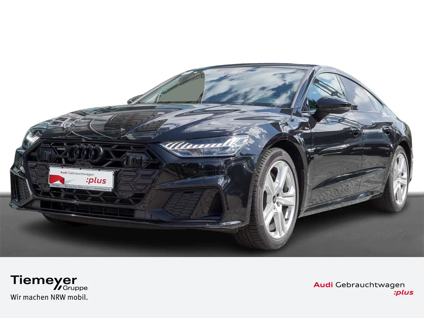 Audi A7 50 TDI Q S LINE UPE105 LM20 PANO AHK LEDER Schwarz - 1