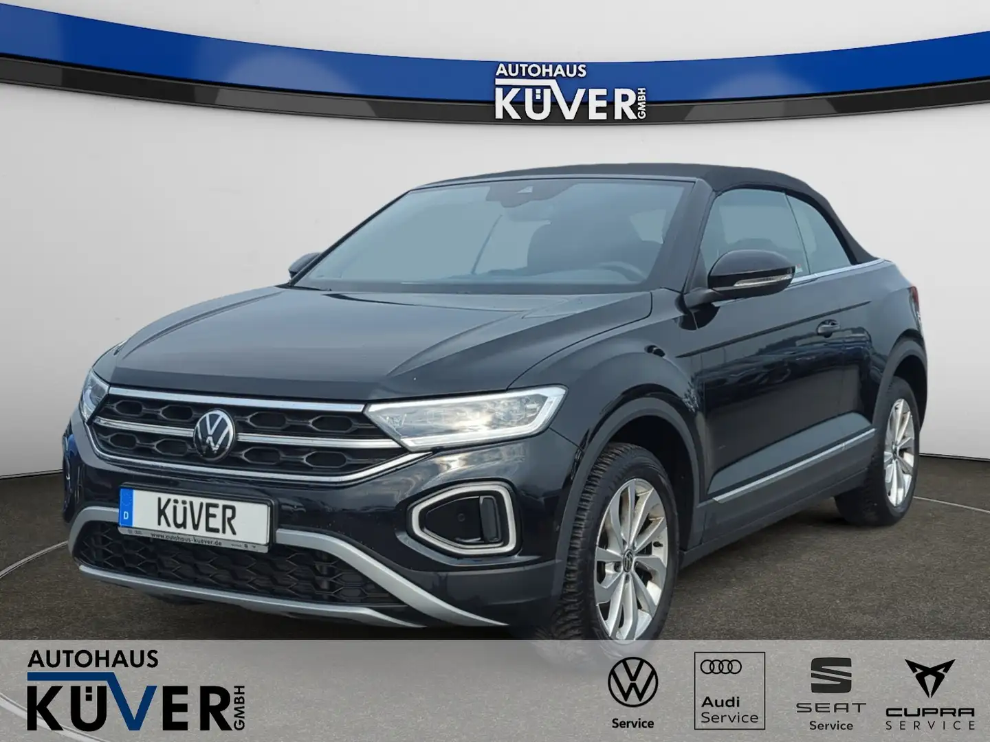 Volkswagen T-Roc Cabrio 1,5 TSI DSG Style Navi+ACC+LED+Shzg Noir - 1