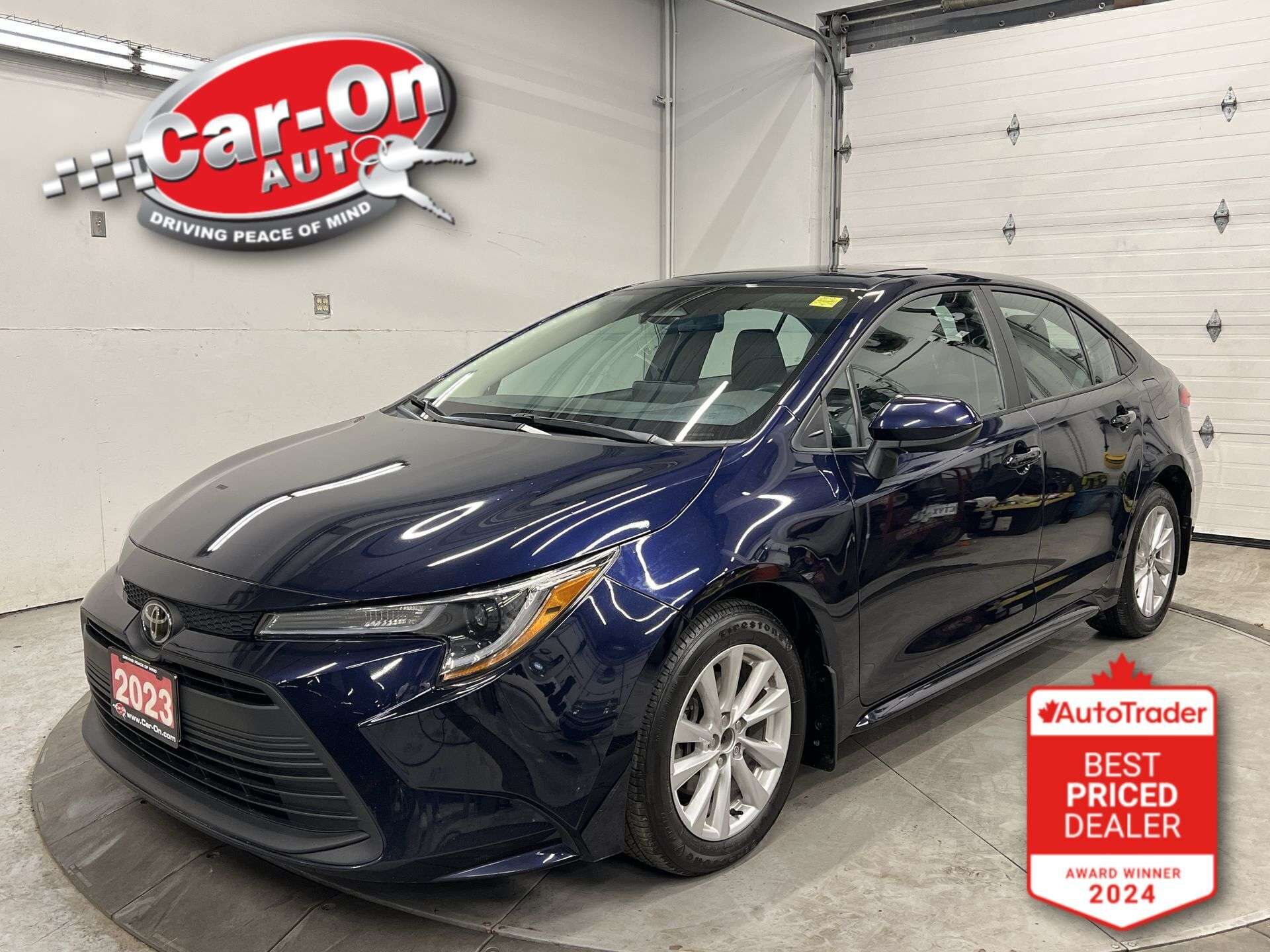 Blue 2023 Toyota Corolla LE FWD Sedan Front-Wheel Drive Automatic
