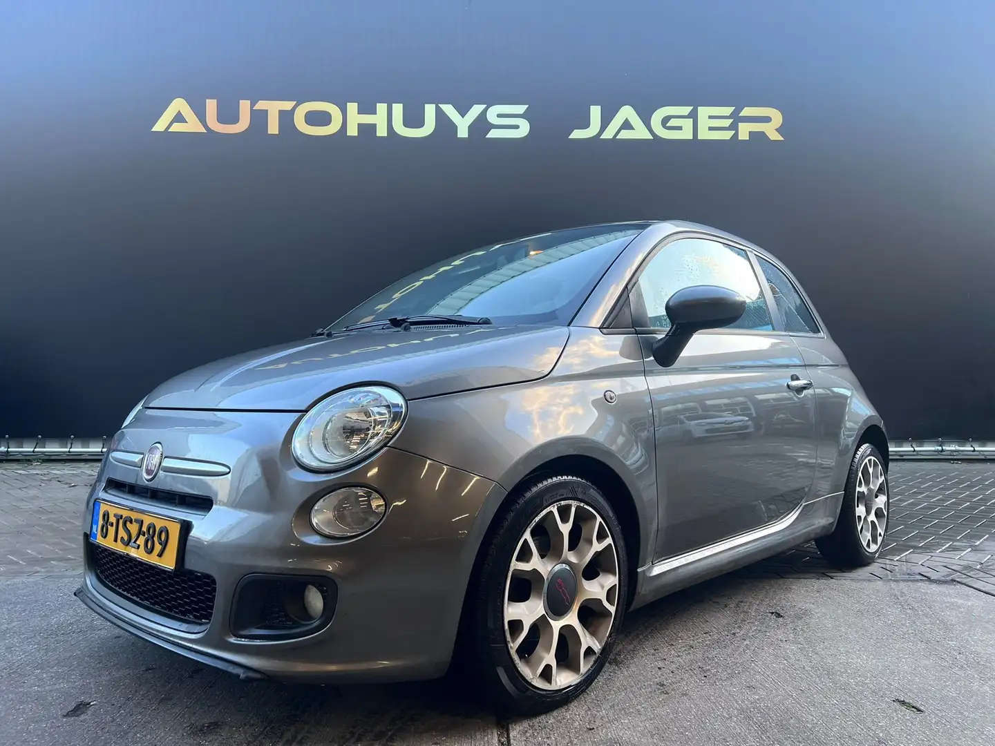 Fiat 500 0.9 TwinAir Turbo 500S|Panorama| Grijs - 1
